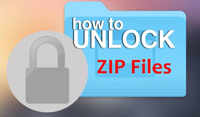 Password zip file windows 10