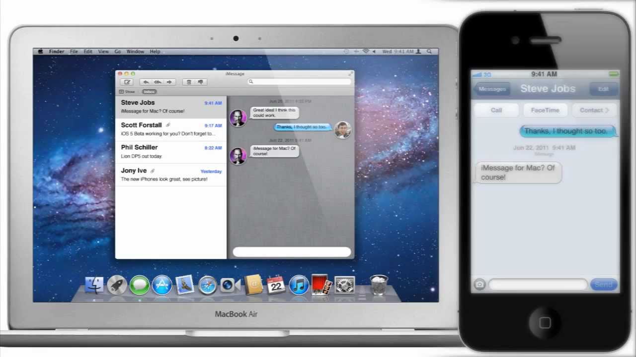 Imessage for mac os x lion